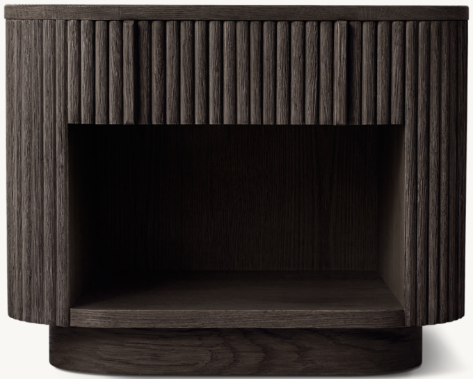 66cm nightstand shown in Black Oak.