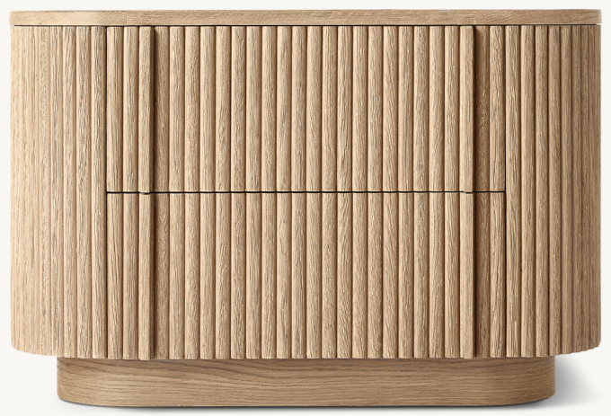 32" nightstand shown in Greige Oak.
