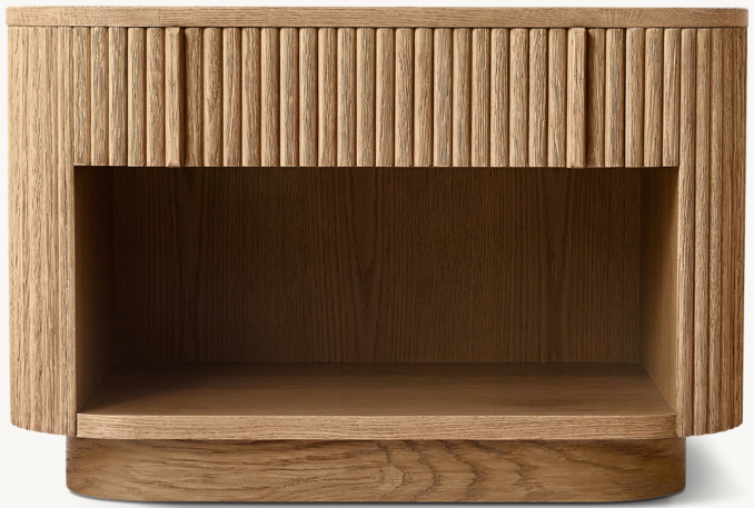 32" nightstand shown in Natural Oak.