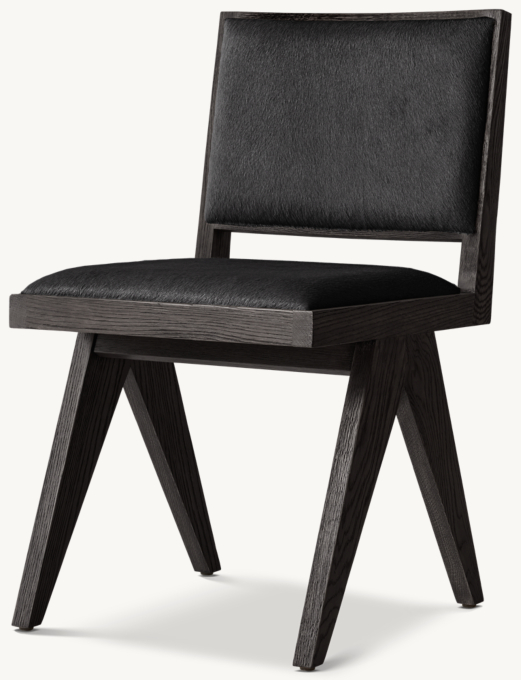 Jakob Framed Hair-On-Hide Dining Side Chair