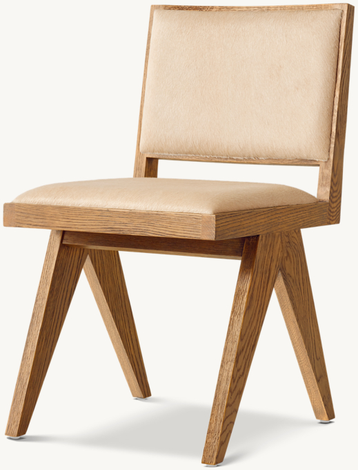 Jakob Framed Hair-On-Hide Dining Side Chair