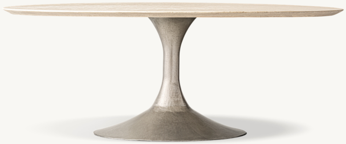 Aero Stone Oval Dining Table