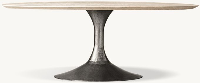 Aero Stone Oval Dining Table