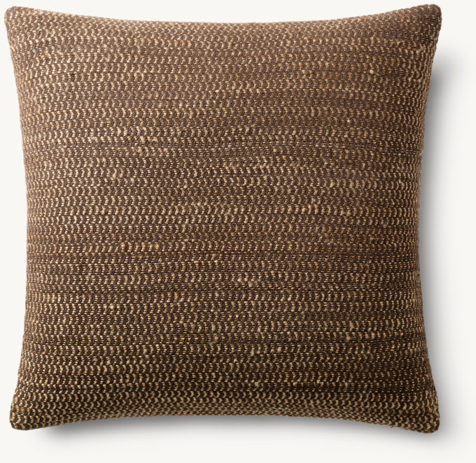 Iara Marled Textured Pillow Cover - Square
