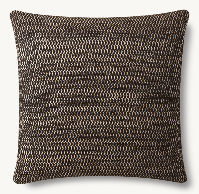 Iara Marled Textured Pillow Cover - Square