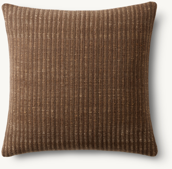 Iara Vertical Stripe Pillow Cover - Square