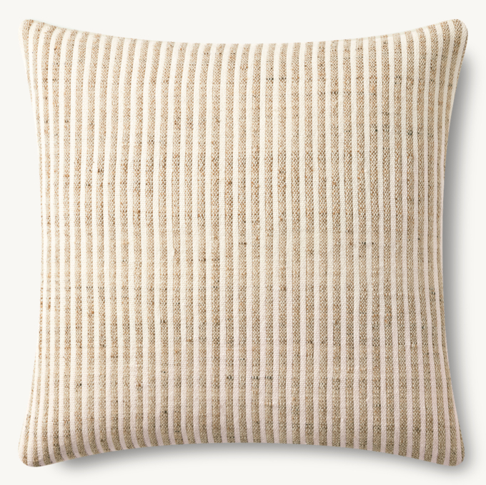 Iara Vertical Stripe Pillow Cover - Square