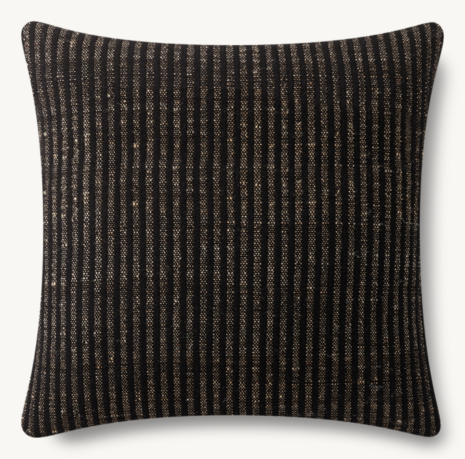 Iara Vertical Stripe Pillow Cover - Square