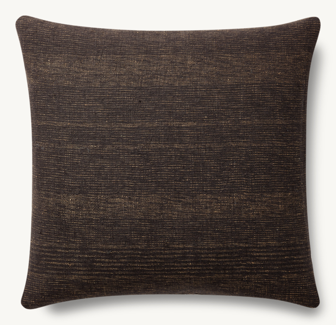 Overhead view of Kavi Marled Textured Pillow Cover - Square 