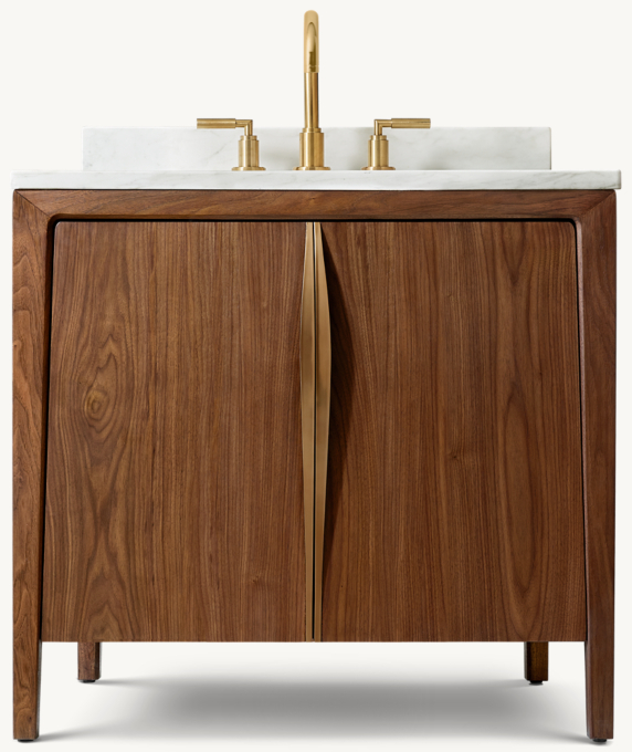 Gael Walnut Single Vanity