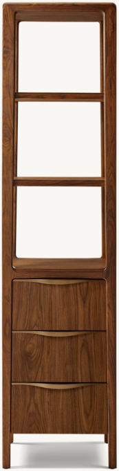 Gael Walnut Bath Cabinet