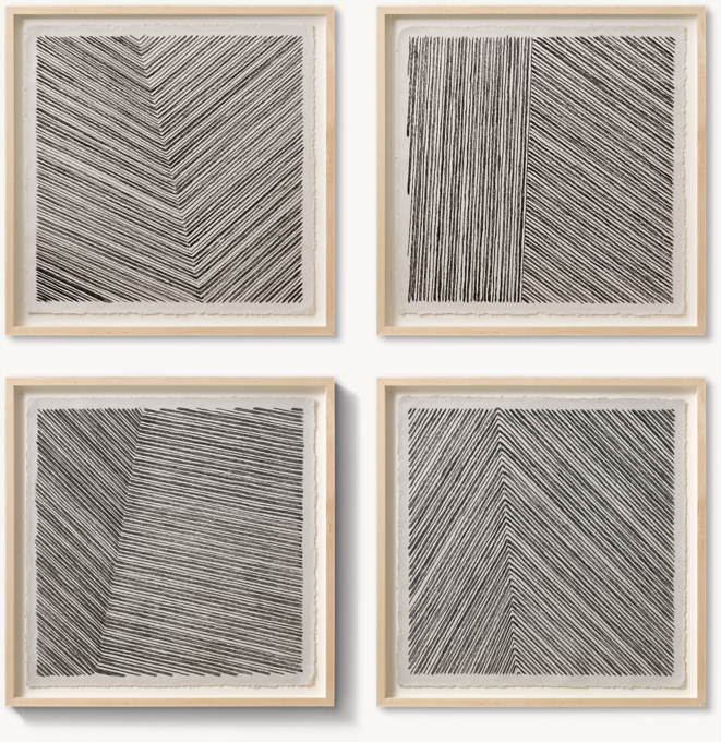  Linear CHARCOAL LINE DRAWING COLLECTION 