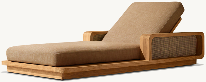 Santiago Teak Chaise 
