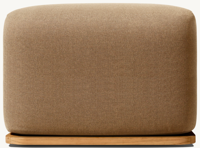 Santiago Teak Ottoman 