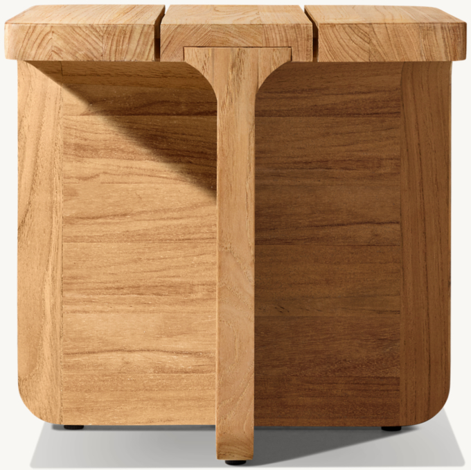 Santiago Teak Square Side Table 