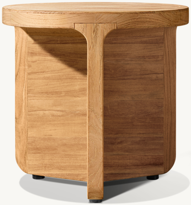 Santiago Teak Round Side Table 