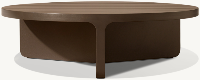 Santiago Aluminum Round Coffee Table 