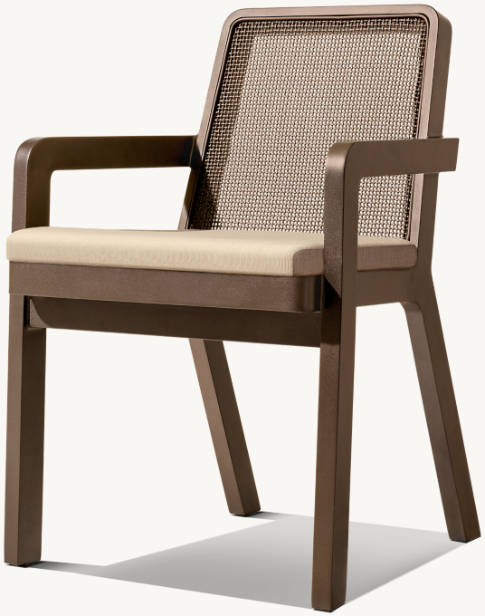 Santiago Aluminum Dining Armchair 