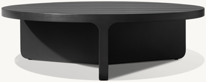 Santiago Aluminum Round Coffee Table 