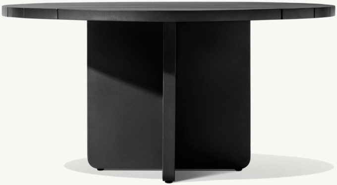 Santiago Aluminum Round Dining Table 