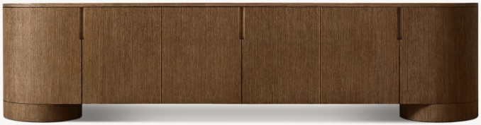 Corta 6-Door Low Media Console