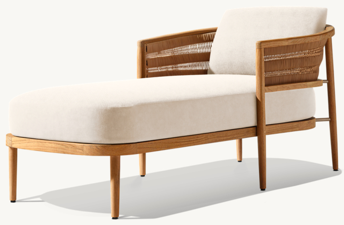 Nusa Teak Chaise 
