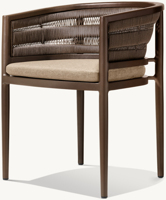 Nusa Aluminum Dining Armchair 