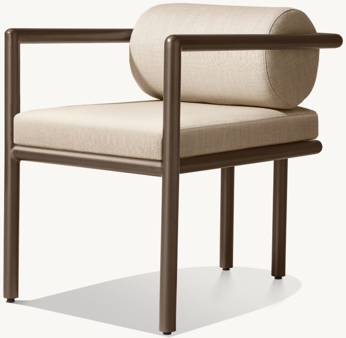 Palma Aluminum Dining Armchair 
