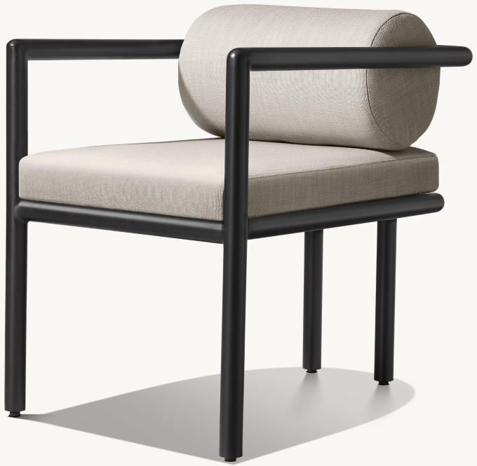 Palma Aluminum Dining Armchair 