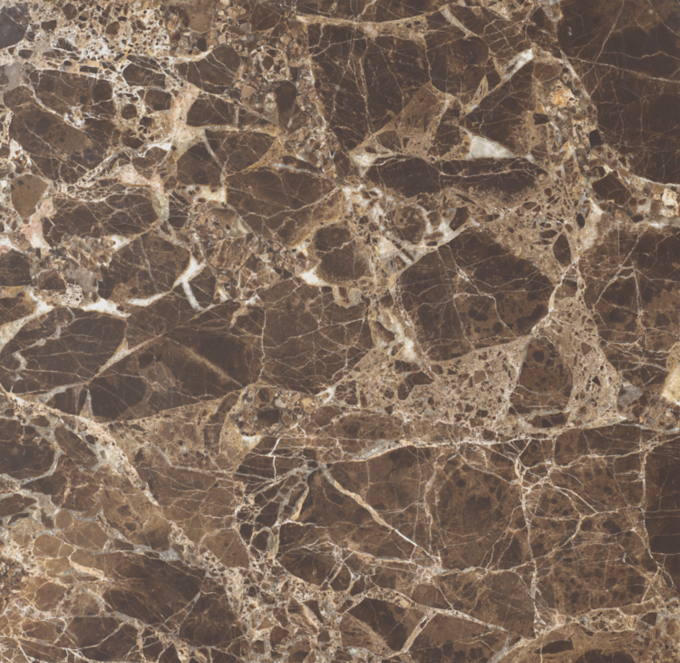 Shown in Brown Emperador Marble.