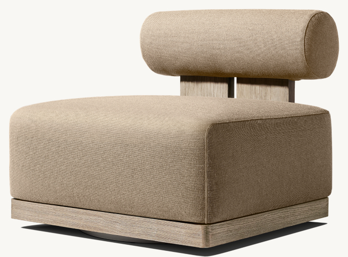 Vigo Teak Swivel Lounge Chair 