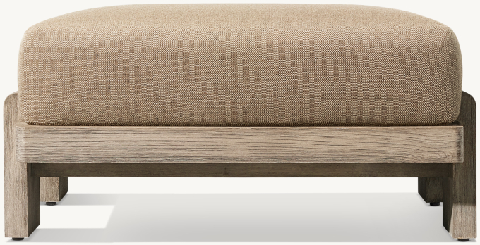 Vigo Teak Ottoman 