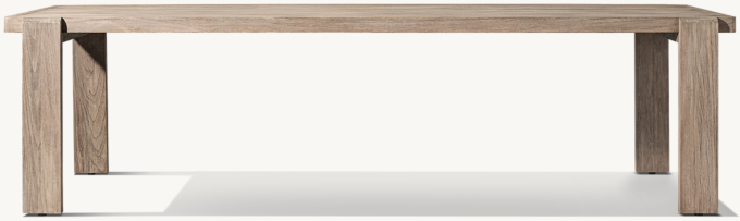 Vigo Teak Rectangular Dining Table 