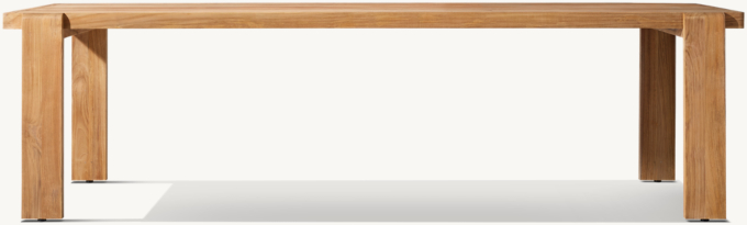 Vigo Teak Rectangular Dining Table 