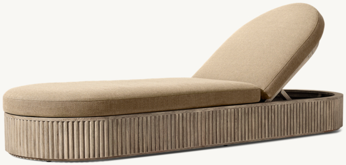Byron Teak Chaise