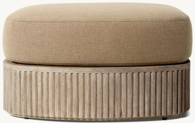 Restoration hardware deals round ottoman