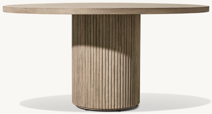 Byron Teak Round Dining Table