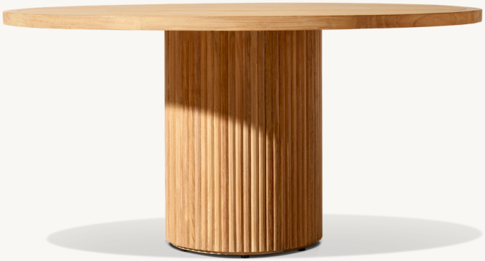 Byron Teak Round Dining Table