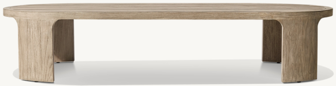 Bronte Teak Rectangular Coffee Table 
