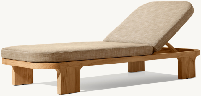 Bronte Teak Chaise 