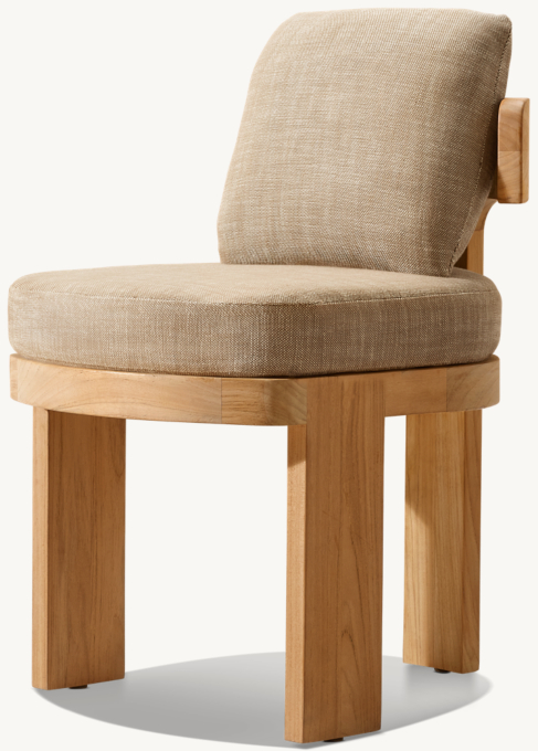 Bronte Teak Dining Side Chair 