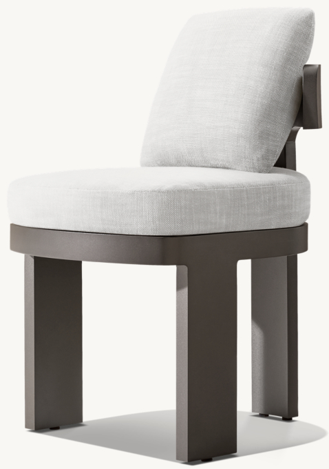 Bronte Aluminum Dining Side Chair 