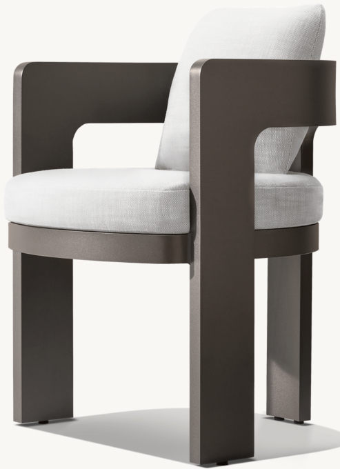 Bronte Aluminum Dining Armchair 