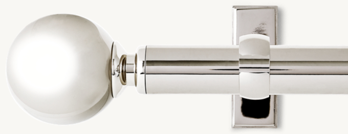 Shown in Polished Nickel with Rectangular Backplate. 