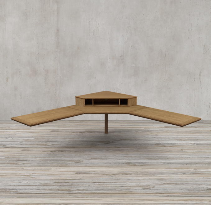 Library Modular Corner Cubby Desk Storage
