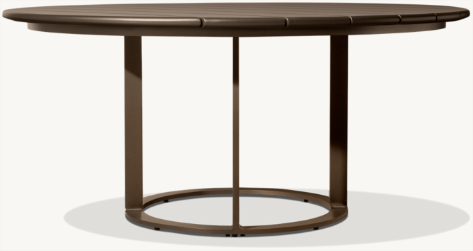Málaga Aluminum Round Dining Table