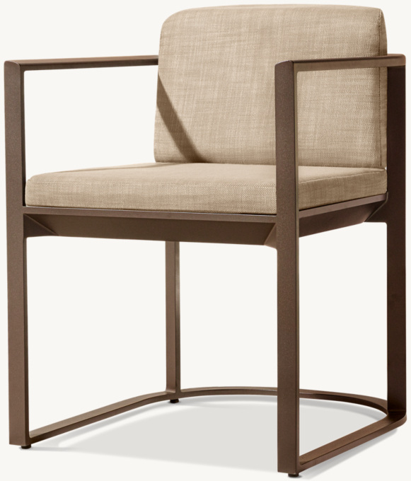 Málaga Aluminum Dining Armchair 