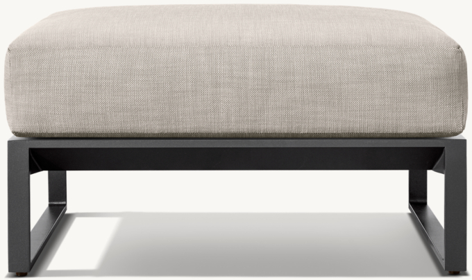 Málaga Aluminum Ottoman 