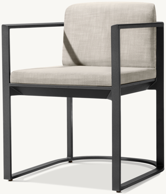 Málaga Aluminum Dining Armchair 