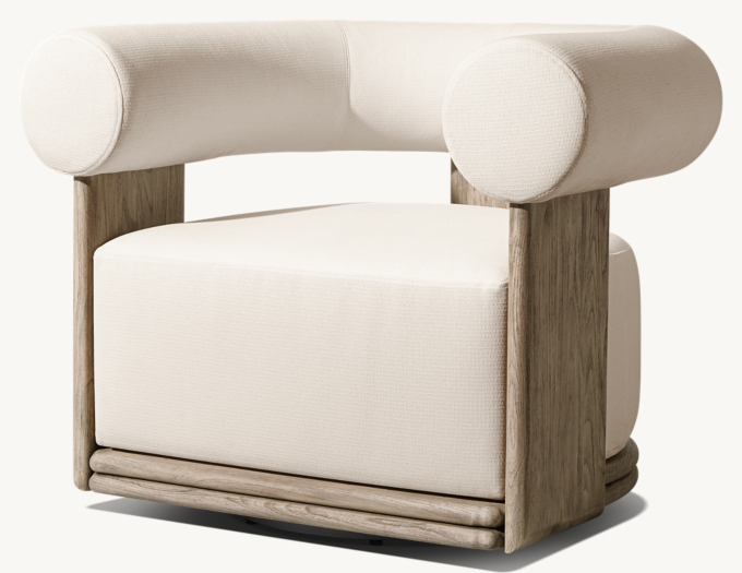 Bondi Teak Swivel Lounge Chair 